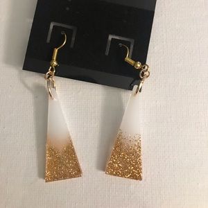 Homemade resin earrings